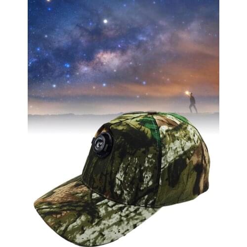 Night LED Lighting Fishing Hat Illuminated Fashion Casual 5W Camouflage Hat Outdoor Mountaineering Baseball Cap Hiking Cap