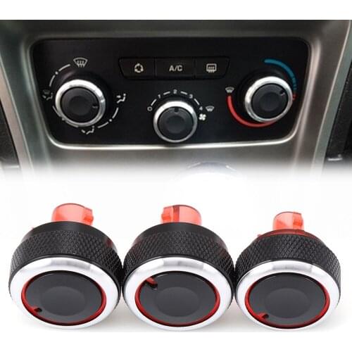 CAR HEATER SWITCH KNOBS BUTTONS FOR PEUGEOT 307 For CITROEN C4 (05-10) CLIMATE DIALS FRAME RING A/C CONTROL AIR CON COVER