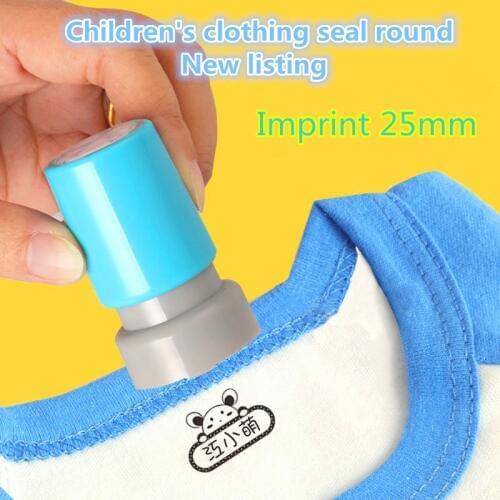 Round Childrens cartoon name seal custom baby with personality cute creative waterproof photosensitive private seal