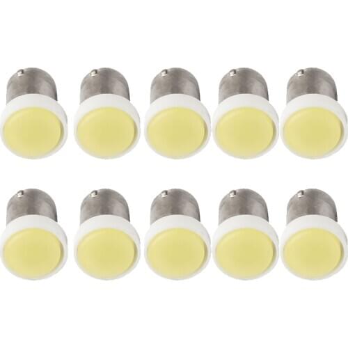 10pcs BA9S T4W COB Reading Light Dome Bulb LED Car Light Side Turn Signal License Plate Lights