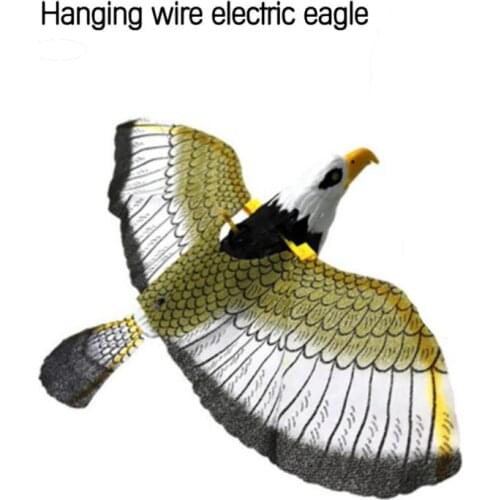Bird Repellent Hanging Eagle Flying Bird Scarer Garden Decoration Portable Flying Bird for Garden Scarecrow Yard Bird Repeller