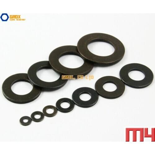 400 Pieces M4 Flat Washer 8.8 Grade Alloy Steel