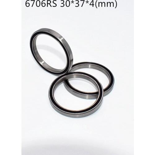 6706RS 30*37*4(mm) 1piece free shipping bearing ABEC-5 6706 chrome steel bearing metal sealed bearing Thin wall bearing