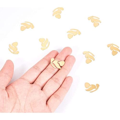 Pendant Plant Pattern DIY Earring Bracelet Necklace Jewelry Making Metal Discovery