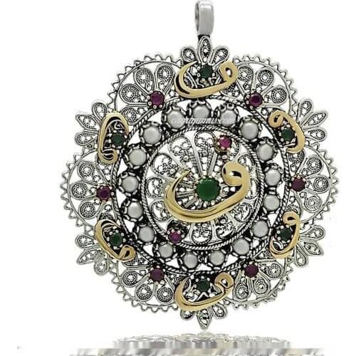 Silver Abundance Of Filigree Necklace Midyat