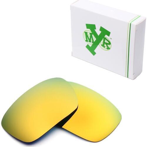Mryok POLARIZED Replacement Lenses for Oakley Badman Sunglasses 24K Gold