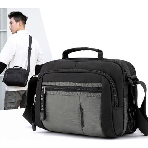 Waterproof Sports Handbag For Men Crossbody Bag Anti Theft Men Travel Bags Multi-function Phone Pouch 2020 Shoulder Bag For Male