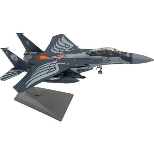 1:100 Scale F-15 Fighter Aircraft Helicopter Diecast Model Toys