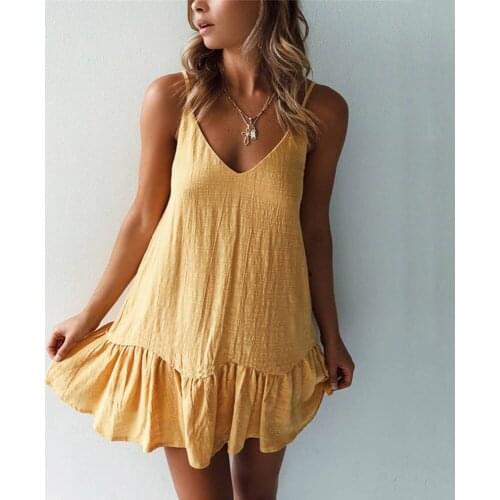 XXOWENLI Linen Summer Dresses