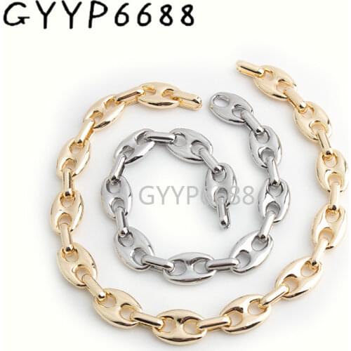 1-5 pieces 2mm thick Iron Gold/Silver Handbag chain shoulder chain belt purse chain