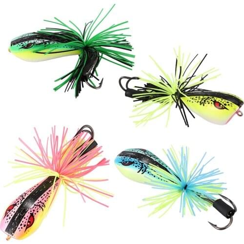 1Pcs Cicada Frog Fishing Lures Snakehead Lure 9cm 9.2gTopwater Hard Bass Bait Frog Lure Fishing Tackle