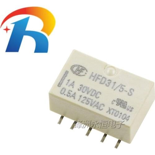 10PCS/lot NEW Relay HFD31/5-S HFD31/12-S HFD31/24-S HFD31-12-S HFD31-5-S HFD3112S 12vdc HFD31-24-S HFD31 5V 12V 24V 10PIN