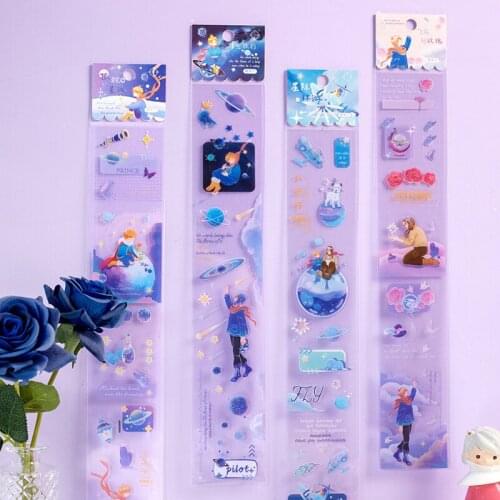 4 Design Starlight Mantra Brigade Series Ins Style Creative Hand Account Basic Decoration Material Stickers