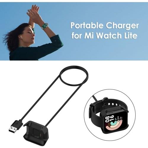 Smart Watch Power Supply Cradle Adapter Charger Cradle for Xiaomi Mi Watch Lite Redmi Watch USB Charging Cable 3 Feet