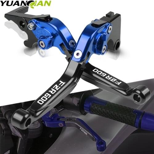 Motorcycle Accessories Adjustable Folding Extendable Brake Clutch Levers For YAMAHA FZR 600 FZR600 1994-1999 1995 1996 1997 1998