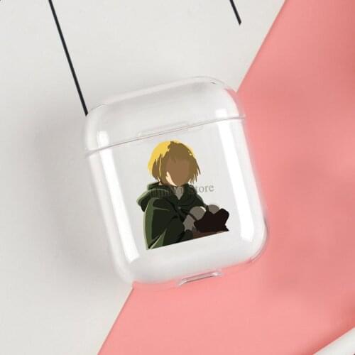 Attack on Titan Armin Arlert Soft TPU Case For Apple Airpods 1/2 Protective Cases Bluetooth Wireless Earphone Cover