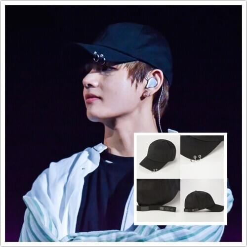 Kpop Baseball Cap Outdoor Hiking Cool Unisex Kim Tae Hyung same Bucket Hats Wings Tour Sun Hat Dad Hat Bangtan Boys V Fans