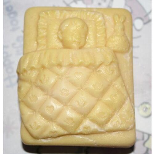 C288 Sleep baby Art Silicone Soap mold Craft Molds DIY Handmade soap molds