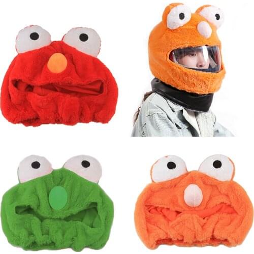 Bicycle Motorcycle Helmet Cover Motorbike Helmet Cover Outdoor Fun Personalized Riding Coral Fleece Cycling Equipment