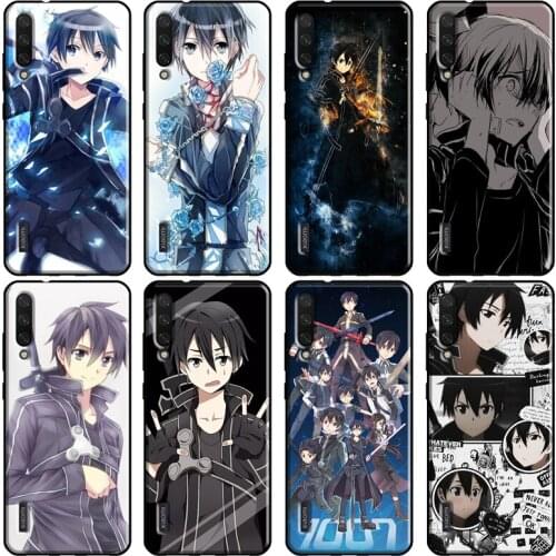 Kirito Sword Art Online Cover For POCO X3 NFC M3 Case For Xiaomi Mi Note 10 Lite A2 8 9 Mi 9T 10T Pro Mi 11 Back Cover