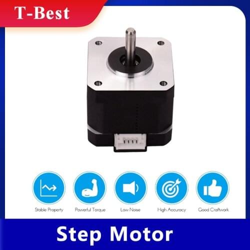 Aibecy 3D Printer Parts 42-40 Stepper Motor 2 Phase 1.8 Degree Step Angle 0.4N.M 1A Step Motor for Creality CR-10S Ender 3