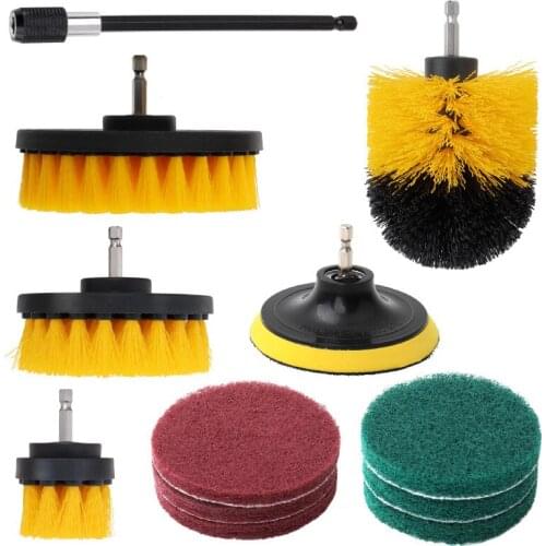 Electric Drill Bruch Head Polishing Brush Tile Kitchen Bathroom Cleaning Brush Home Bathroom Floor Dust Removal Cleaning