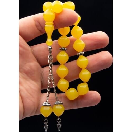 Islamic Tasbih Muslim Rosary Beads 33 Prayer Rosary For Men Bracelet For Men Accessory amber oltu amber stone Handmade Turkey