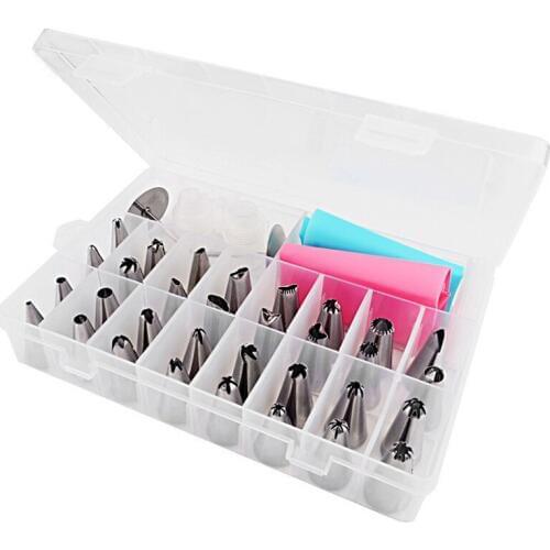Cream 38 Pcs Baking Pastry Tool Pastry Tools Bakeware Confectionery Bags Nozzles Confectionery Cake Shop Home Kitchen Dining Pro