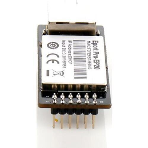 Wifi module Eport Pro-EP20 Linux Network Server Port TTL Serial to Ethernet Embedded Module DHCP 3.3V TCP IP Telnet