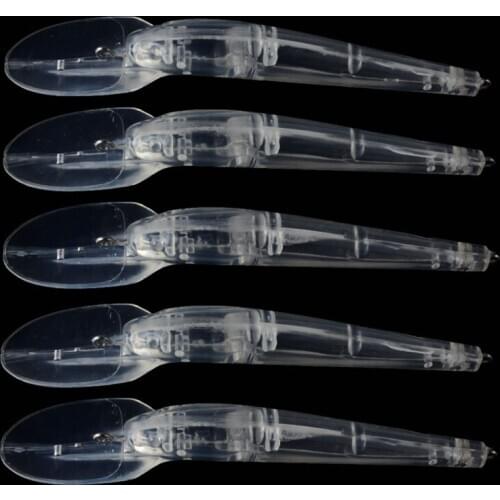 12CM 7G 50pcs Blank Unpainted Bait DIY Minnow Crankbait wobbler Unpainted Lure Freshwater Fishing Blank Hard Lures Isca Pesca