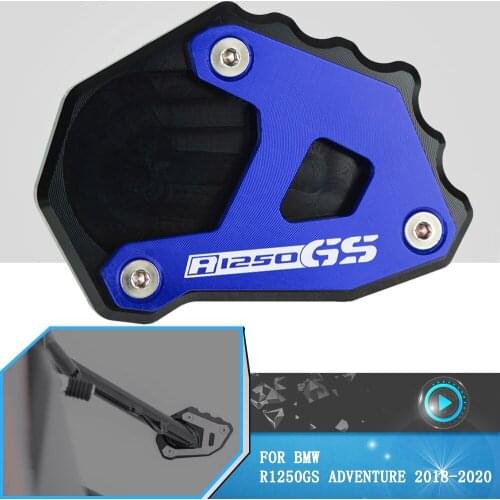 For BMW R1250GS ADVENTURE R 1250 GS 1250GS ADV 2018 2019 2020 Motorcycle Side Stand Enlarge Plate Kickstand Extension Accessorie