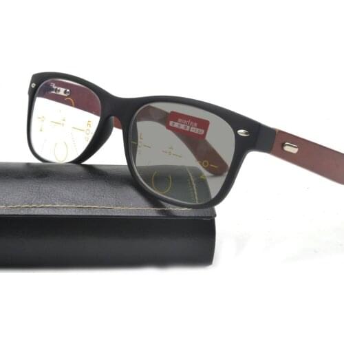 Progressive Multifocal glasses Transition Sunglasses Photochromic Reading Glasses Men Points for Reader Near Far sight diopterNX