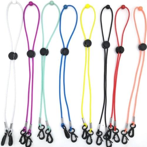 1pc Adjustable Face Mask Extension Sewing Elastic Band Cord Convenient Safety Mask Holder Earmuff Rope DIY Hang On Neck Supplies