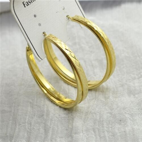 Clipped on the ears Non pierced Fashion Jewelry Accessories Wholesale Big circle 2021 Little cute princess Young Ladies Earrings