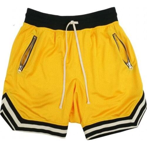 Mens Running Shorts Quick Drying Sport Shorts Gym Fitness Bodybuilding Workout Pockets Short Male Breathable Basketball Short