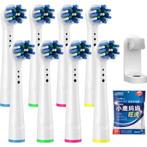 Replacement Brush Heads for OralB Braun Electric Toothbrush for Oral-B Floss, Cross, Precision, 3D, Sonic, Clean, Action &More