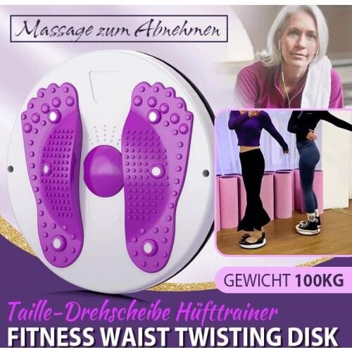 Pull Waist Twister Plate Twist Board Magnet Plate Twist Disk Slimming Legs Fitness Twist Waist wriggle Plate Balance Foot Massag