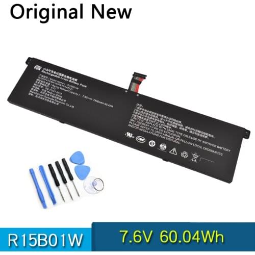 NEW Original R15B01W Laptop Battery For XiaoMi Pro i5 15.6 inch Series 7.6V 60.04Wh High quality
