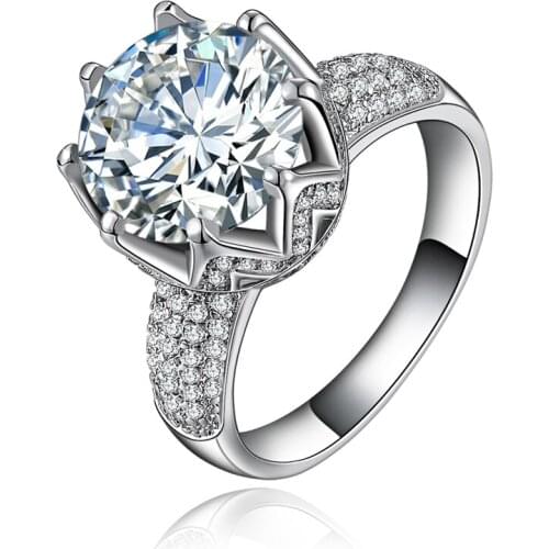 YaYI Jewelry Fashion Princess Cut Prong Setting White Cubic Zirconia Silver Color Engagement Wedding Party Gift Couples Rings