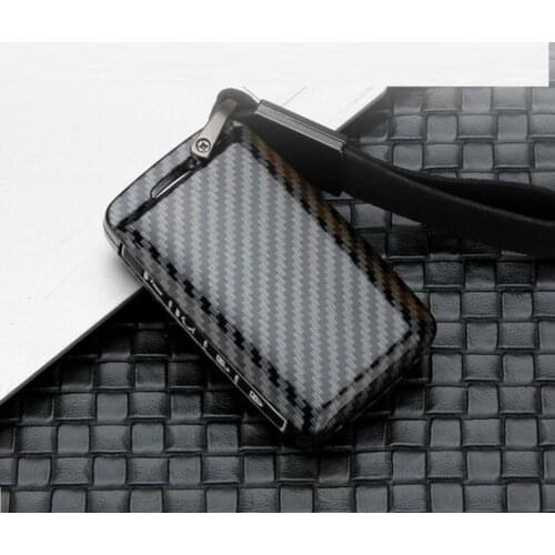 Carbon fiber Alloy+Silicone Car Remote Key Fob Shell Cover Case For Mazda 3 Alexa CX4 CX5 CX8 2019 2020 3/4Button Smart Key