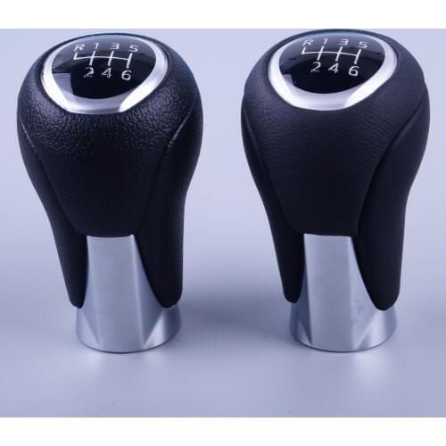CITALL New 6 Speed Car Leather Manual Transmission Gear Shift Knob Black fit for Mazda 3 CX-5 2013 2014 2015 2016