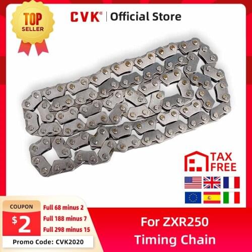 CVK Motorcycle Accessories Parts Camshaft Timing Chain For Kawasaki ZXR250
