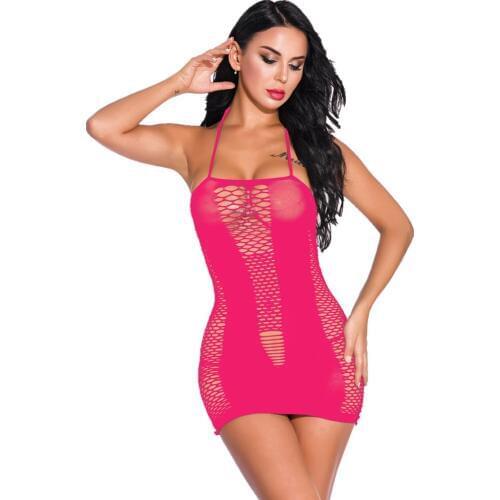 Fishnet Baby Doll Sexy Lingerie Erotic Dress Plus Size Lingerie Sexy Hot Erotic Costumes Womens Underwear Sex Clothes Products