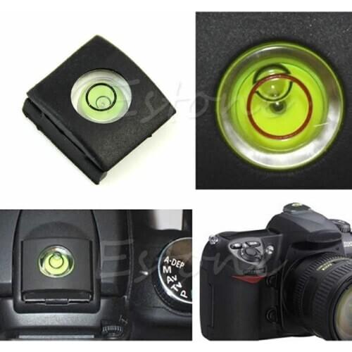Flash Hot Shoe Cover Cap Bubble Spirit Level For Canon For Nikon Olympus Camera Drop Shipping