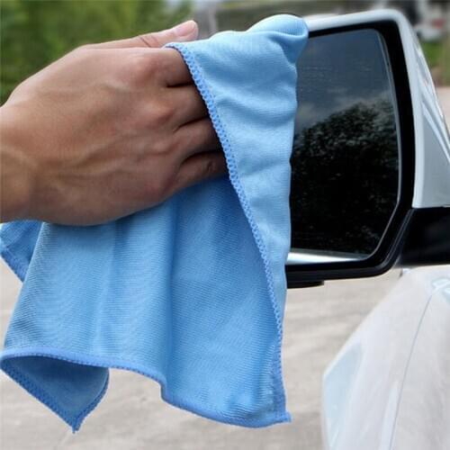 Car Cleaning Microfiber Glass Towel Cloth Towels Wash Window Polishing Absorbent Durable