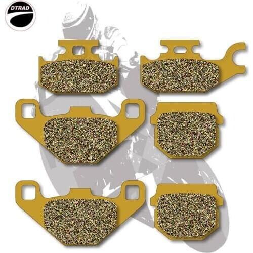 Motorcycle Brake Pads Front+Rear For CAN AM ATV RALLY 200 (4A7A / B / C / D / E / F) 2007