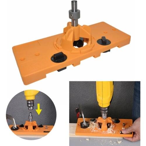 35mm Guide Hinge Hole Drilling Hinge Drilling Jig Conceal Hole Opener Door Cabinet Woodworking Accessories for Carpentry