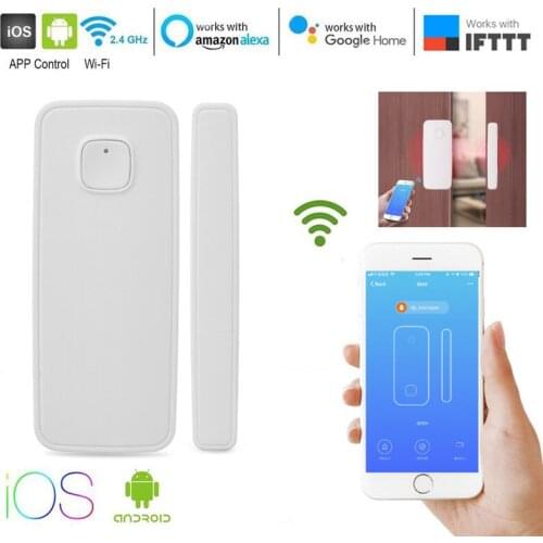Tuya Smart WiFi Door Sensor Door Open / Closed Detectors WiFi App Notification Alert security alarm support Alexa Google Home