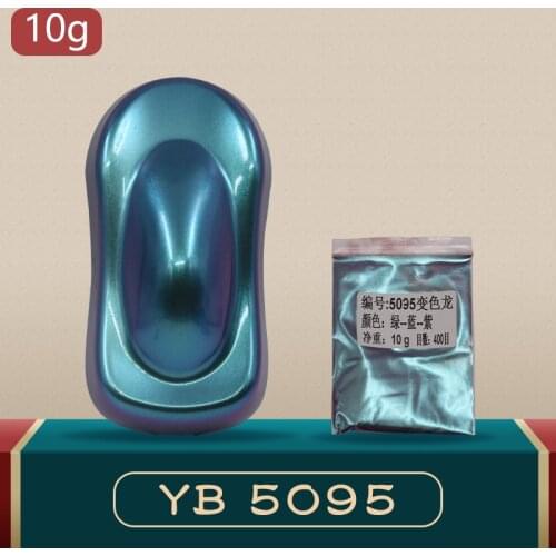 YB95 Chameleon Pigments Acrylic Paint Powder Coating Chameleon for Cars Nails Decoration 10g Glitter