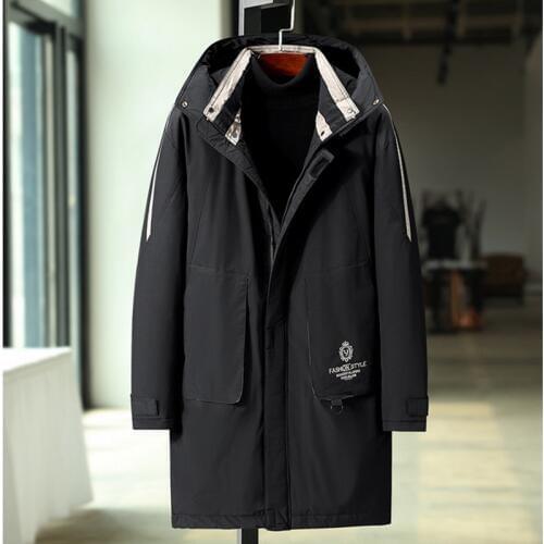 10XL 11XL Plus Size Winter Long Parka Jacket Man Women Thick Warm Loose Hooded Parka Black Winter Warm Outwear 2019 Hot